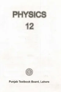 Physics TextBooks For Class 12 Punjab Board (2024-2025)