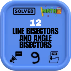 Line Bisectors and angle Bisectors
