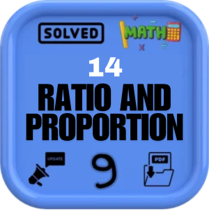 Ratio and Proportion